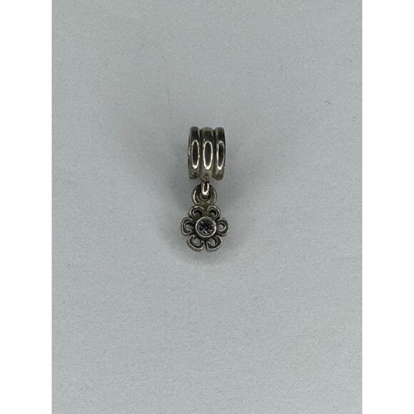 Pandora Daisy Charm With Amethyst CZ Dangle - Picture 1 of 4